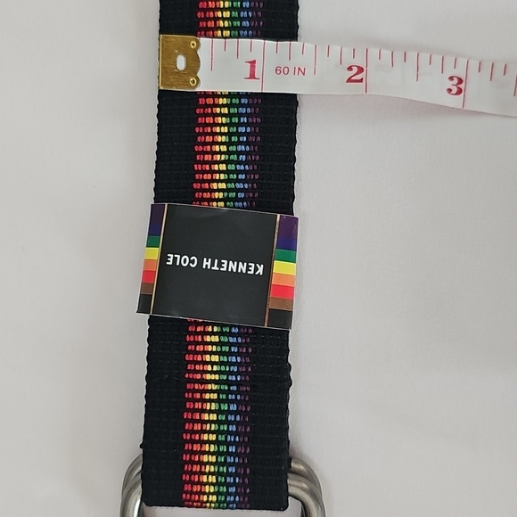 Kenneth Cole Reaction Men's Printed Webbing Belt - Picture 8 of 10